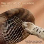 Fun Cardboard Cat Paw Toy with Bell for Scratching - Image 3