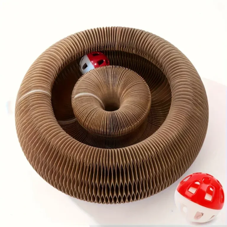 Fun Cardboard Cat Paw Toy with Bell – The Ultimate Scratching & Playtime Solution!