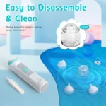 Rechargeable Baby Nasal Aspirator X50 Music & Light - Image 6