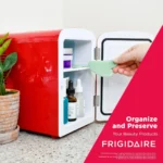 Frigidaire Red Mini Personal Fridge Cooler, Includes DC Plug For Cars - Image 3