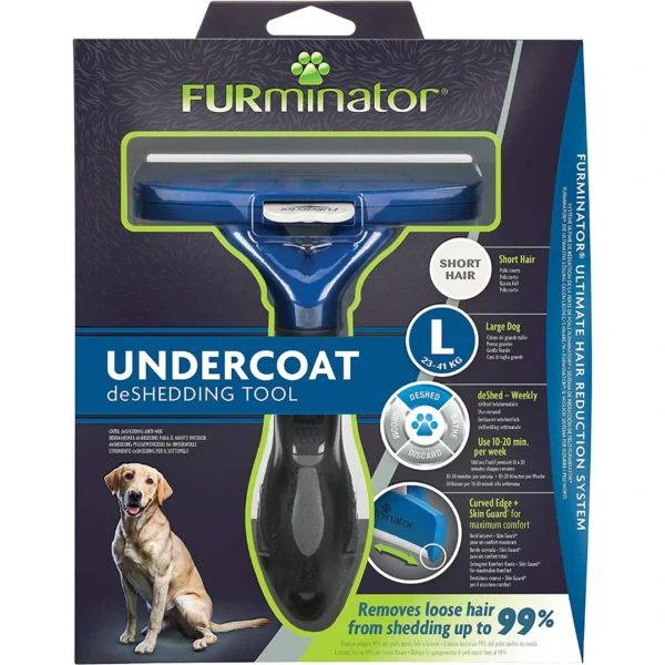 FURminator Deshedding Tool for Large Dogs – Short Hair