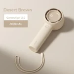 JISULIFE Life5 Mini Handheld Fan - Desert Brown - Image 2