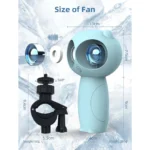 KENSUKA Mini Portable Stroller Fan with Aromatherapy & 360° Swivel Clip - Image 5