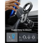LISEN MagSafe Car Mount – Strong Magnetic Holder, 360° Adjustable, Steel Hook Clip - Image 5