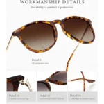 CIFOYA Women's Polarized Sunglasses Retro Style – Trendy & UV400 Protection 🌞🕶️ - Image 3