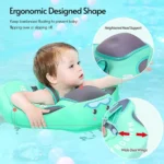 Mambobaby Non-Inflatable Baby Float with Canopy – Infant Swim Trainer for 3-24 Months 👶 - Image 7