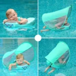 Mambobaby Non-Inflatable Baby Float with Canopy – Infant Swim Trainer for 3-24 Months 👶 - Image 5