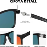 CIFOYA Stylish Men's Polarized Sunglasses – UV400 Protection
