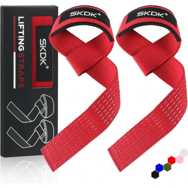Lifting Straps for Deadlifts & Strength Training – Non-Slip & Padded for Comfort 🏋️‍♂️