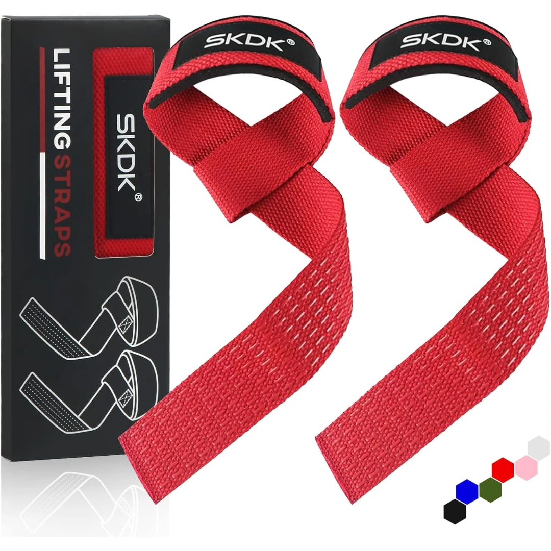 Lifting Straps for Deadlifts & Strength Training – Non-Slip & Padded for Comfort 🏋️‍♂️