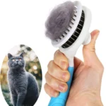 Self-Cleaning Slicker Brush for Dogs & Cats – Easy Grooming & Shedding Control
