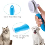 Self-Cleaning Slicker Brush for Dogs & Cats – Easy Grooming & Shedding Control - Image 4