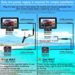 Tomoia HD 1080P Car Reversing Camera with Monitor Kit - Image 5