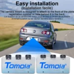 Tomoia HD 1080P Car Reversing Camera with Monitor Kit - Image 4