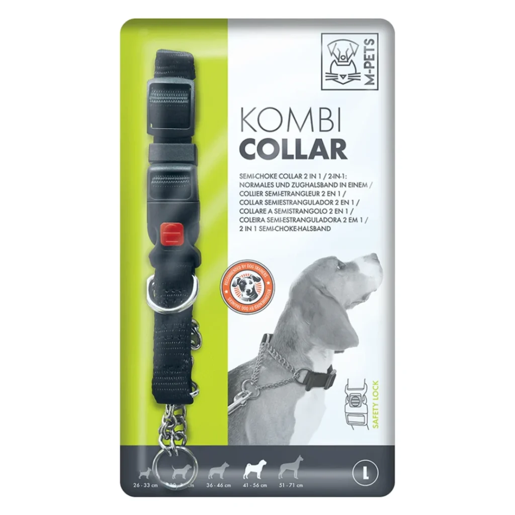 M-Pets Kombi Semi-Choke Collar 2in1 – Training & Everyday Use