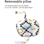 Nursing & Breastfeeding Baby Pillow – U-Shaped Infant Support Cushion - Image 2