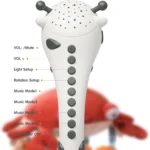 TUMAMA Baby Musical Crib Mobile with Remote, Lights & Projector – Soothing Lullabies & Plush Toys - Image 2