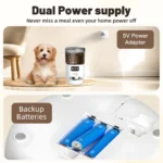 Smart 4L WiFi Automatic Cat Feeder with App Control & Voice Recording - Image 4