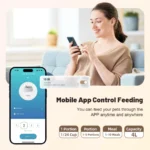 Smart 4L WiFi Automatic Cat Feeder with App Control & Voice Recording - Image 3