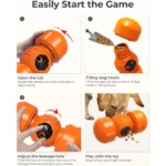 Interactive Dog Treat Dispenser Toy – Puzzle & Slow Feeder - Image 4