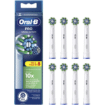 Oral-B CrossAction & Pro CrossAction CleanMaximiser Replacement Heads – x8