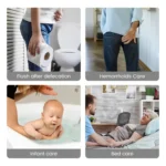 Portable Electric Flushing Device – Uniform Sprinkle-Type Bidet - Image 2