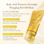 Kojic Acid & Turmeric Night Wrapping Mask: Wake Up to an Instant Glow - Image 5