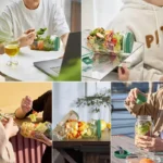 Airtight Salad Jar with Side Opening: Keep Meals Fresh & Enjoy Leak-Proof Portability - Image 3