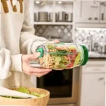 Airtight Salad Jar with Side Opening: Keep Meals Fresh & Enjoy Leak-Proof Portability - Image 2